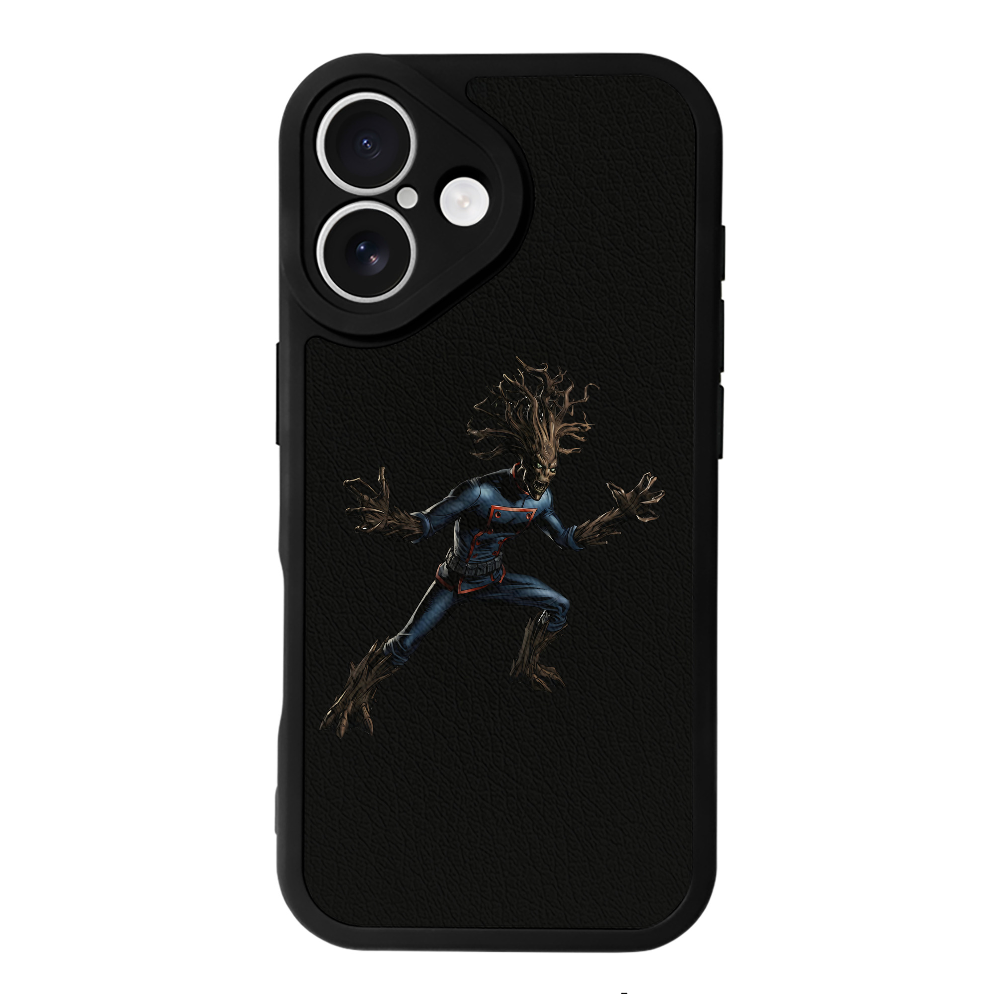 （画像用） アベンジャーズ The Avengers 【iPhone 16シリーズ対応】シリコンスマホケース（レザー調） 材質：シリコン